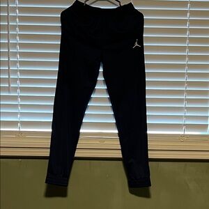 Jordan Kids Dark Blue Sweatpants with White Logo